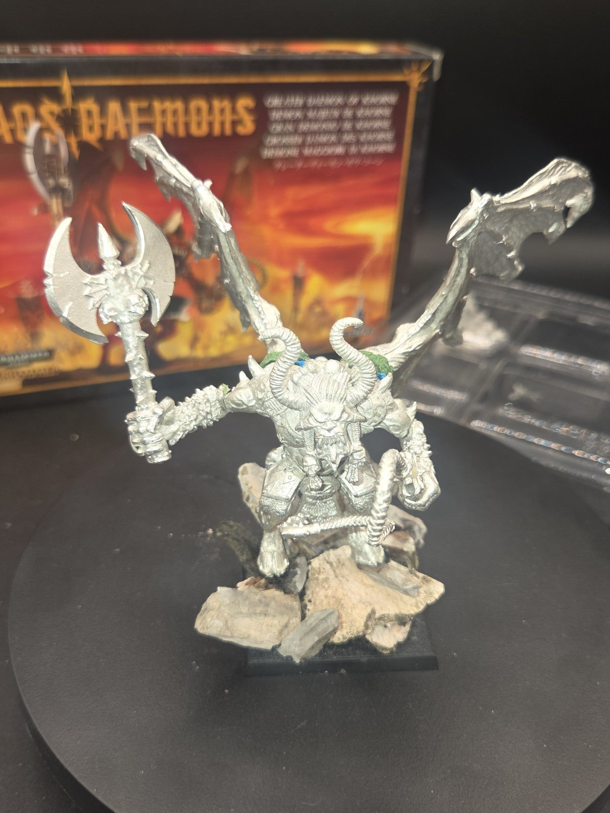 Greater Daemon of Khorne Warhammer Bloodthirster 40K Chaos Demon see description1