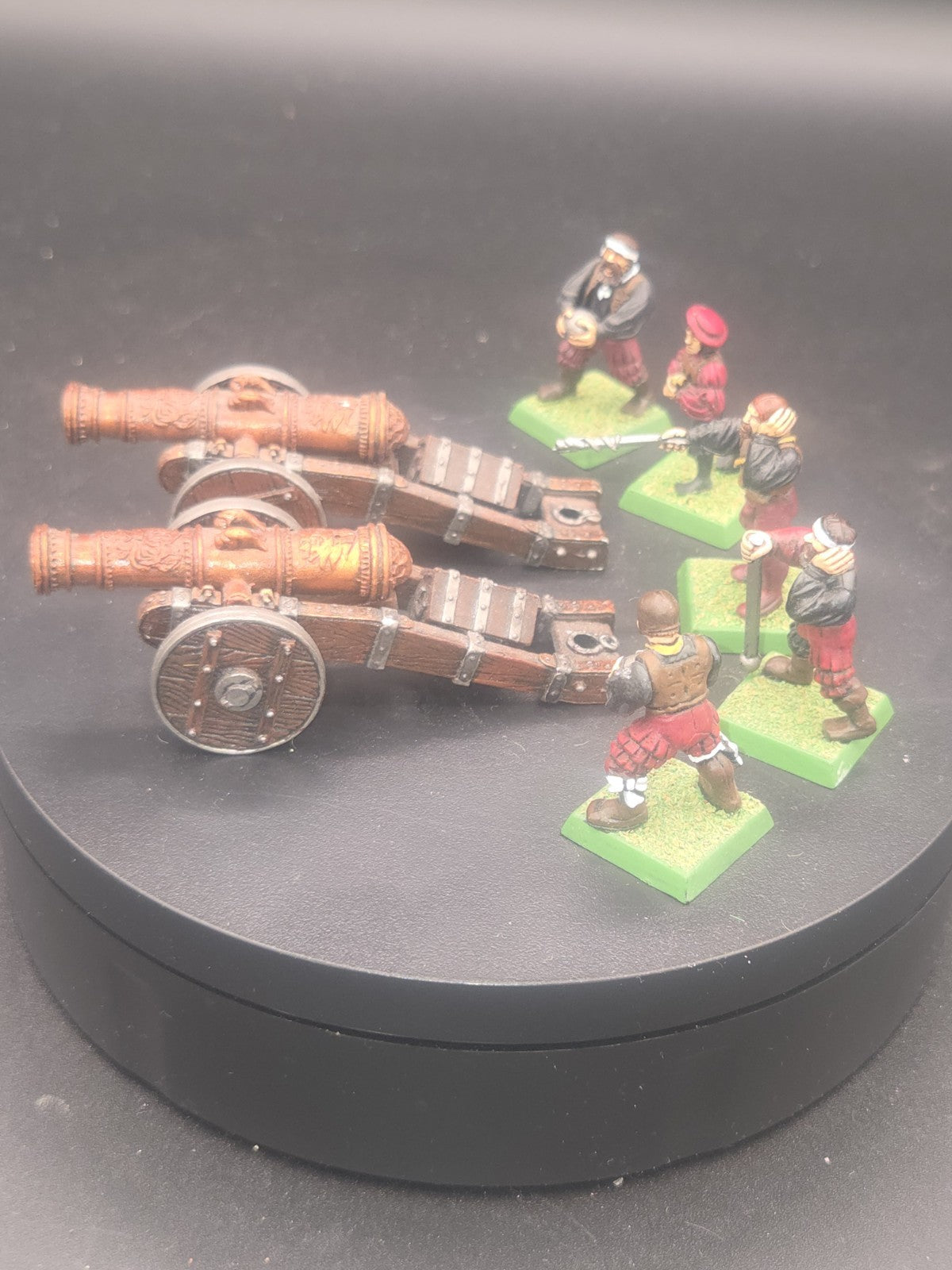Warhammer Fantasy Empire Great Cannon x2 tabletop ready see description 1