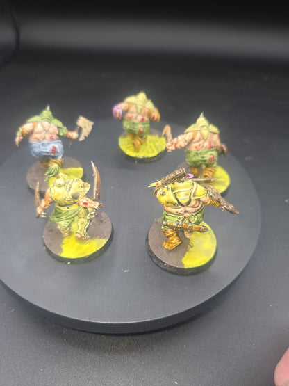 Warhammer Age of Sigmar: Maggotkin of Nurgle Putrid Blightkings Well painted 4