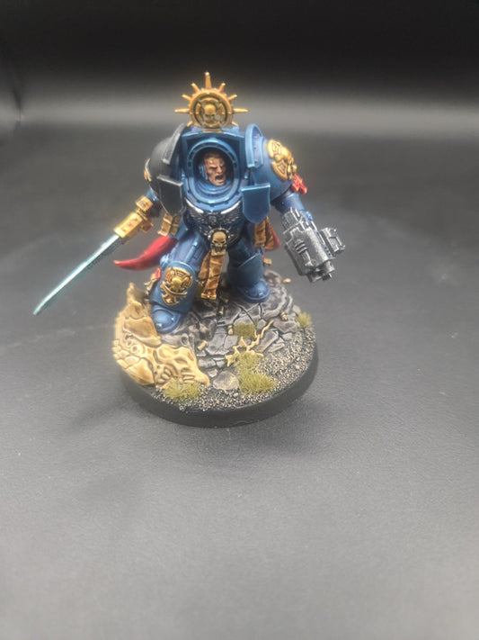 Well Painted Captain in Terminator Armour  Tabletop Ready Warhammer 40k0