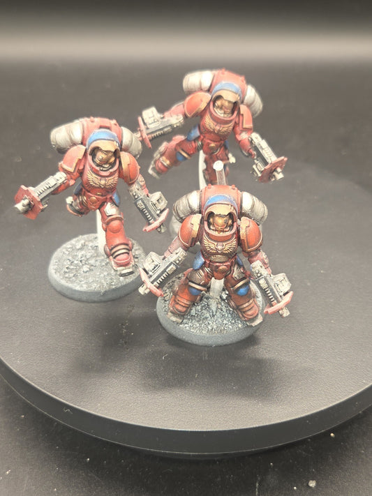 warhammer 40k space marines blood angels Inceptors x3 Tabletop ready painted0