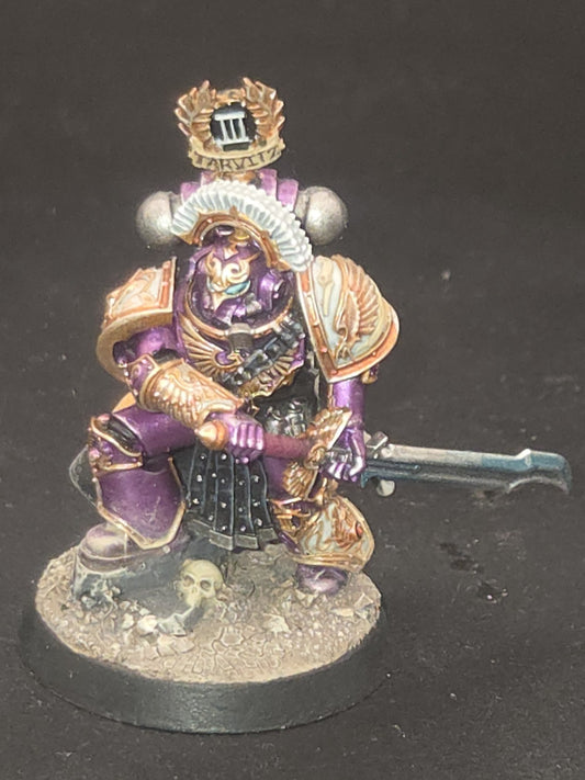 Warhammer 40K Well Painted Space Marines Saul Tarvitz Captain Horus Heresy0