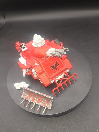 Warhammer 40k Blood Angels Baal Predator Tank 2nd Edition 1998 Metal Some paint0
