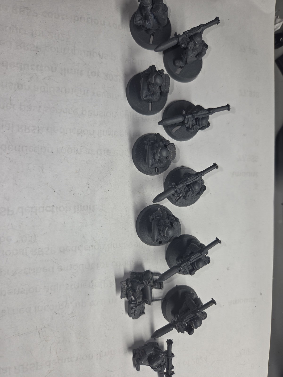 x5+ Steel Legion Missile Launcher Heavy Weapons Team Metal Warhammer 40K see des1