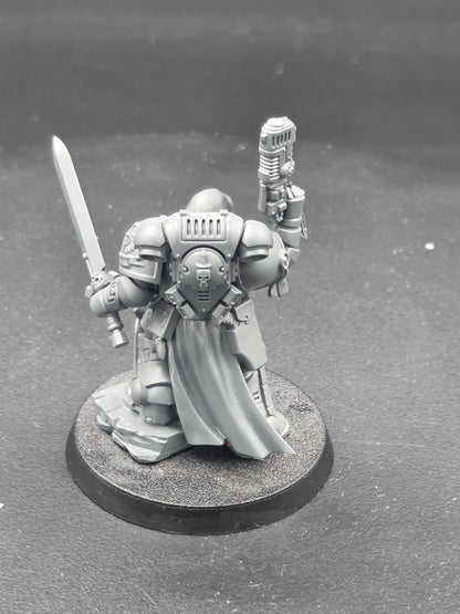 Dark Angels Primaris Lieutenant Zakariah Warhammer 40k Space Marines built  RARE2