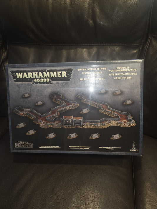 Warhammer 40k - Wall of Martyrs Imperial Defence Network Terrain Rare NiB Sealed0