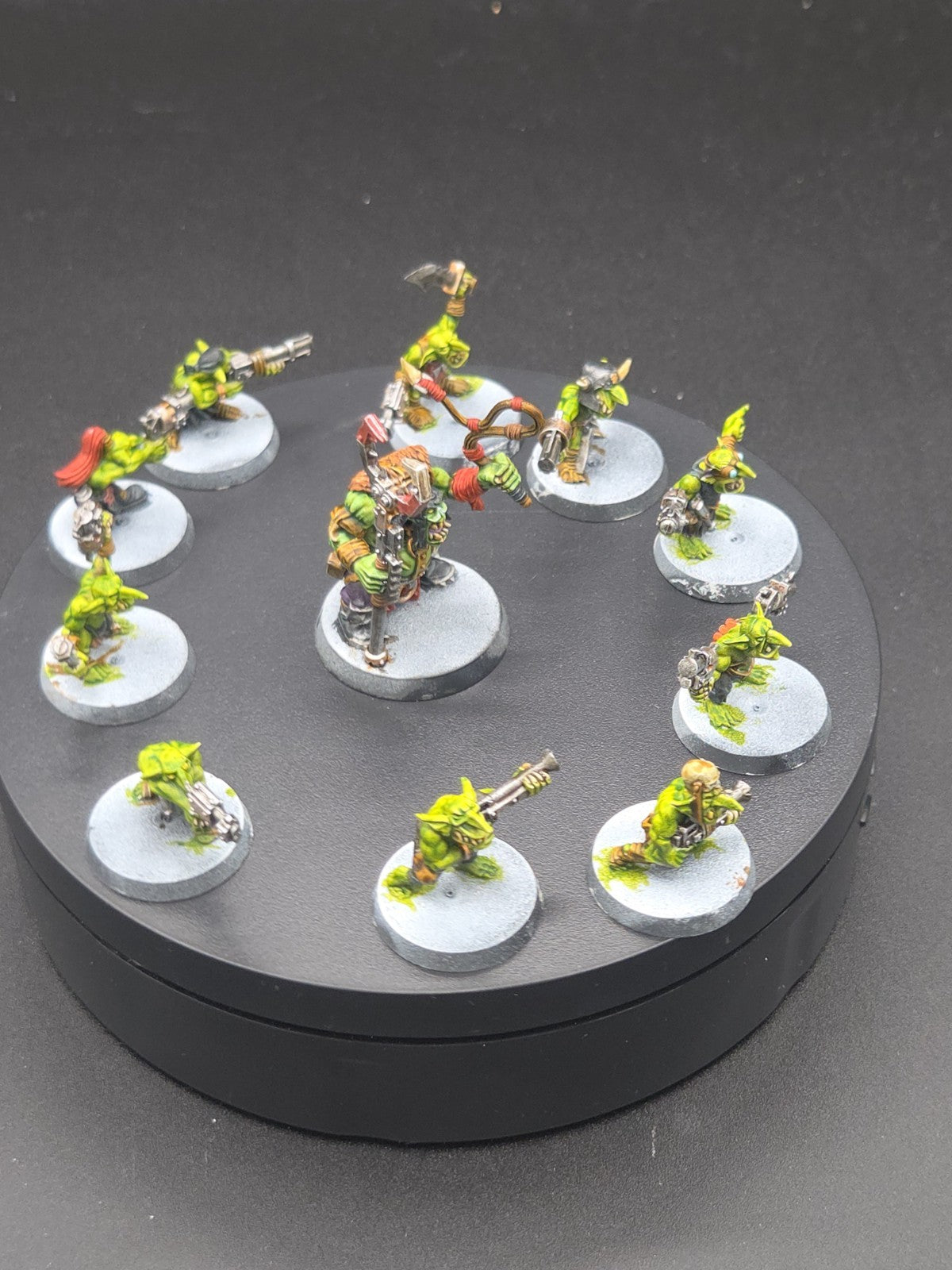 ORKS  Gretchin With Runtherd nicely painted Warhammer 40K 3