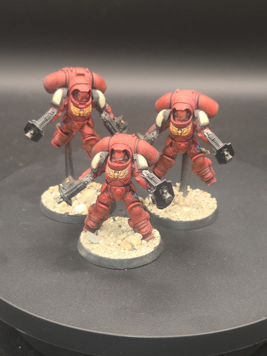 warhammer 40k space marines blood angels Inceptors x3 Tabletop ready painted0