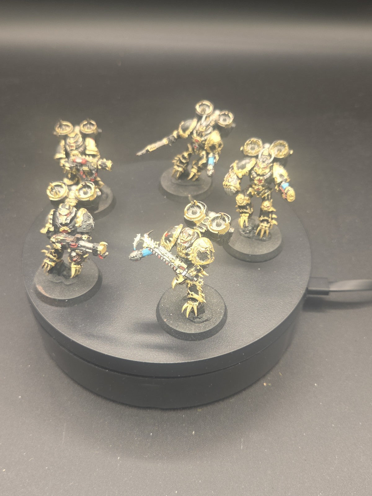 Black LegionWarhammer 40K Tabletop Ready Chaos Space Marines Raptors painted0