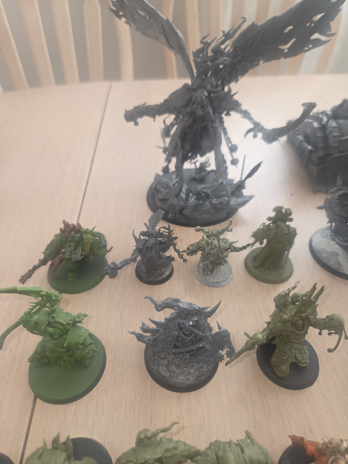 Warhammer 40k Death Guard Army sone paint 2500ish points2
