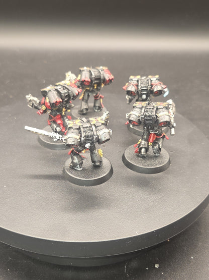 BLOOD ANGELS 5 Death Company With Jump Pack #16 Well PAINTED Warhammer 40K2