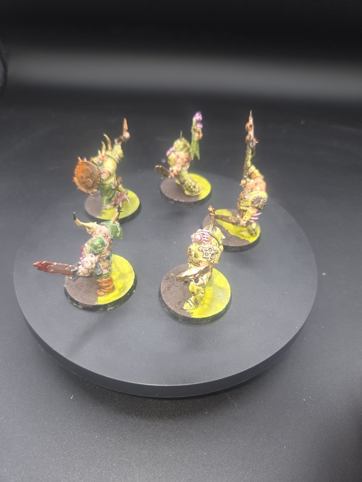 Warhammer Age of Sigmar: Maggotkin of Nurgle Putrid Blightkings Well painted 1