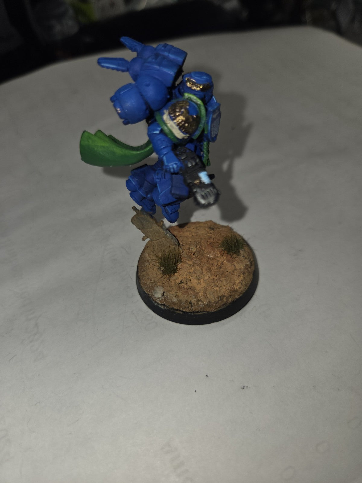 (5029) Jump Pack Primaris Captain Well painted & based2