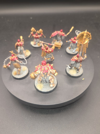 Warhammer Age of Sigmar Warcry Iron Golem Slaves to Darkness well painted OOP2