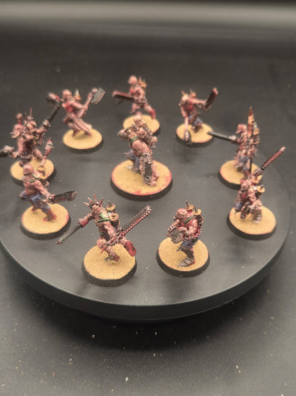 World Eaters Jackals x10 Tabletop Ready Warhammer 40k well painted2