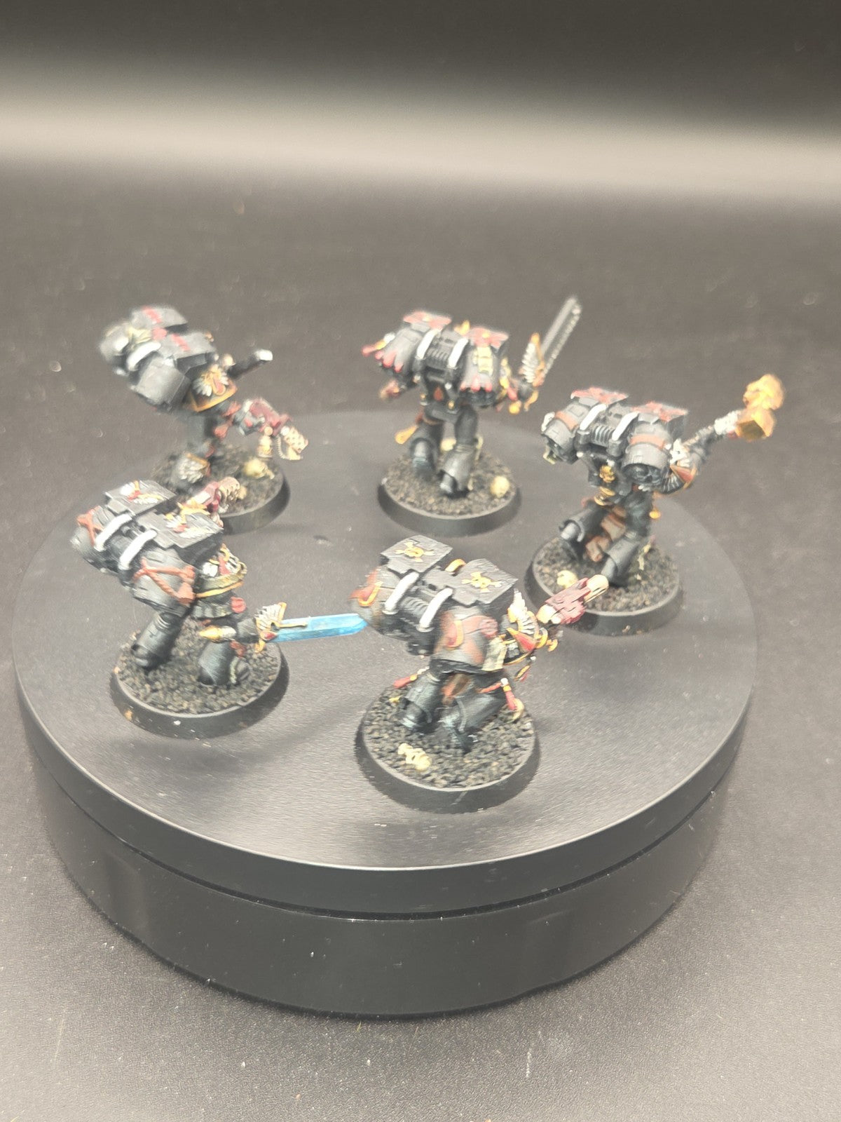 BLOOD ANGELS 5 Death Company With Jump Pack  Well PAINTED Warhammer 40K2