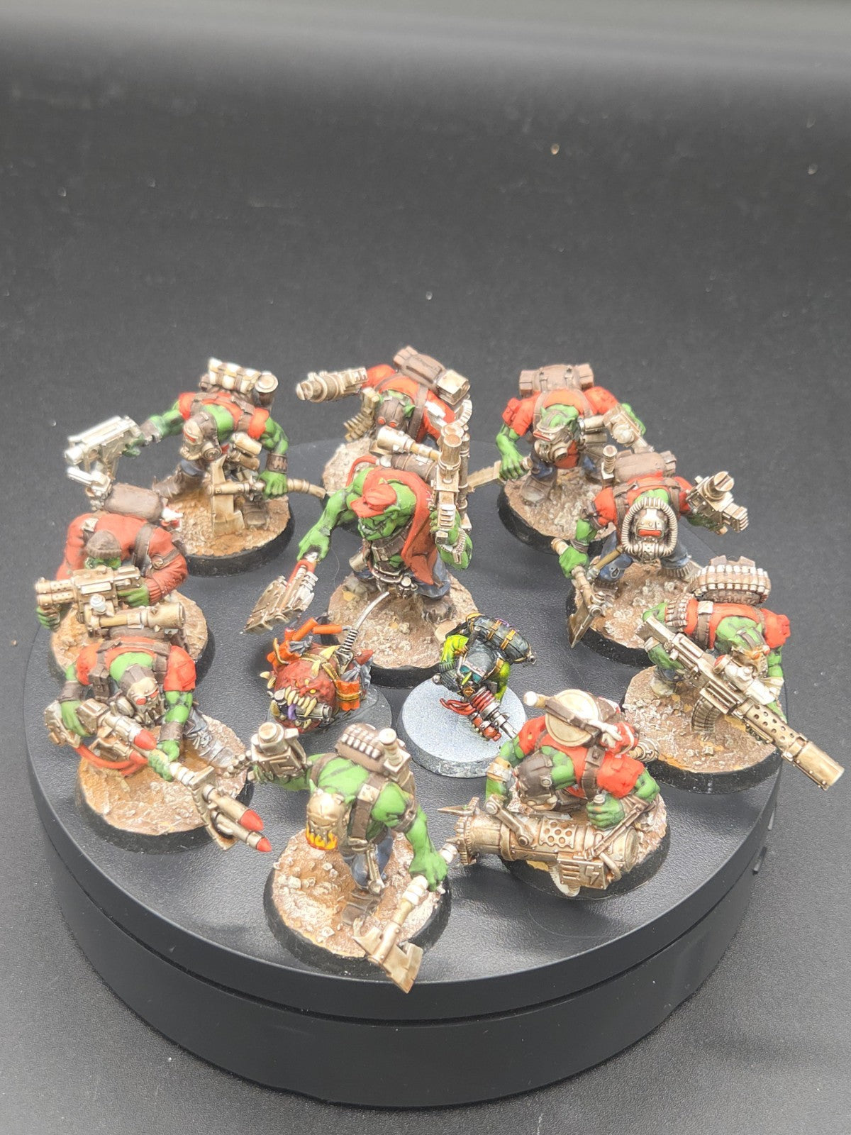 ORK KOMMANDOS KILL TEAM (12 miniatures, well-painted) GW GAMES WORKSHOP WH40K0