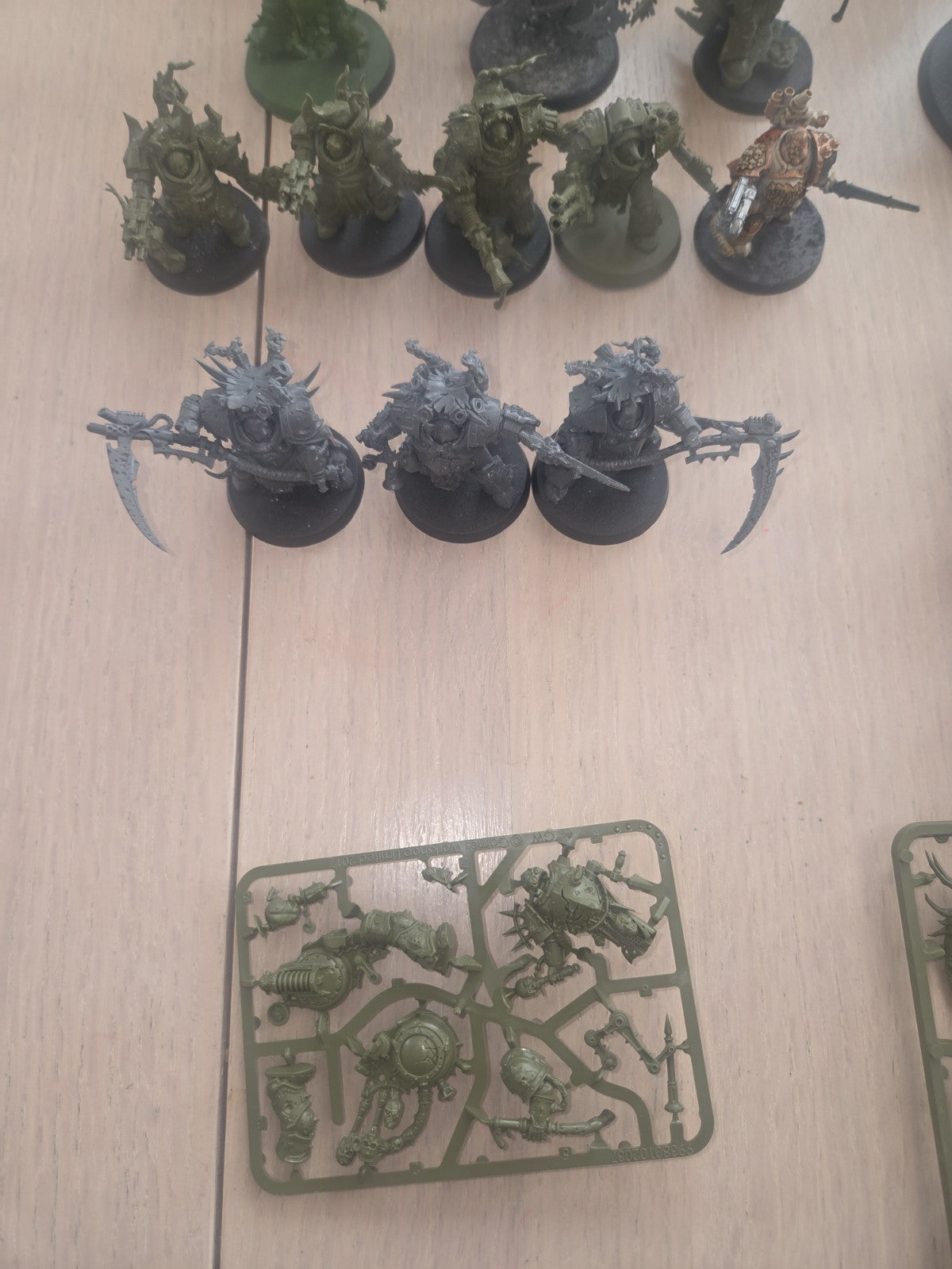 Warhammer 40k Death Guard Army sone paint 2500ish points4
