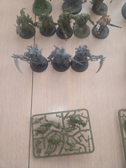 Warhammer 40k Death Guard Army sone paint 2500ish points4