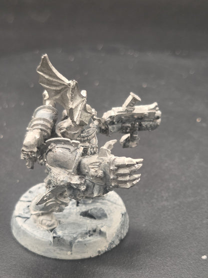 Warhammer 40k Chaos Space Marines - Night Lords Hero  oop metal  Rare3