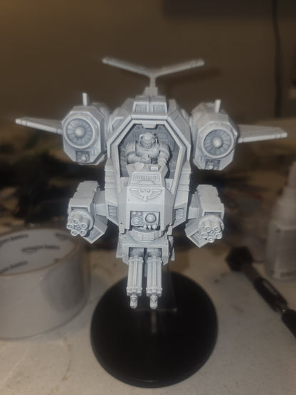 Warhammer 40K Space Marine Stormtalon Gunship  Built Stand inc0