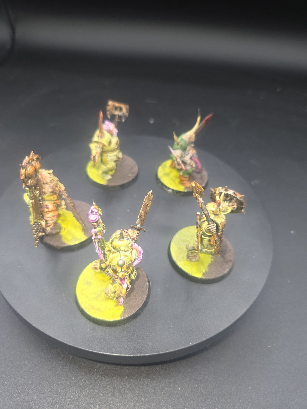 Warhammer Age of Sigmar: Maggotkin of Nurgle Putrid Blightkings Well painted 4