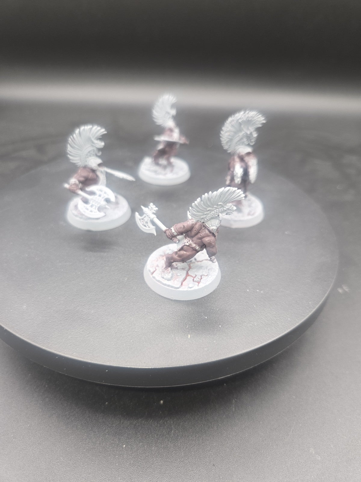 FYRESLAYERS 4 Chosen Axes some paint Warhammer Sigmar 03013