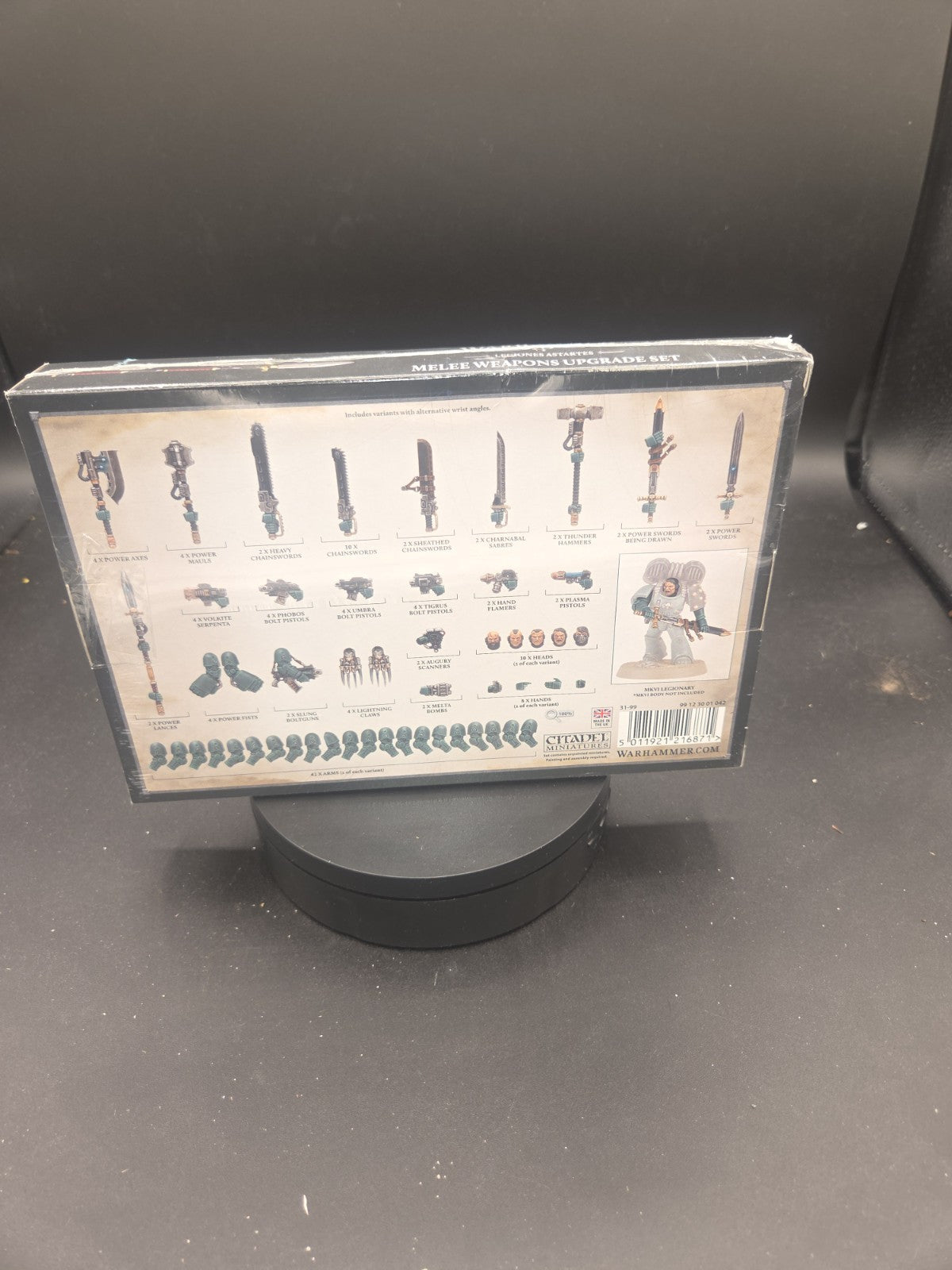 Warhammer 30k Horus Heresy Legiones Astartes Melee Weapons Upgrade Set NiB Seald1