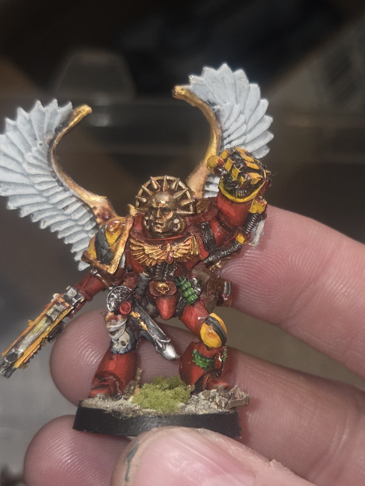 GAMES DAY 2012 BLOOD ANGELS CAPTAIN WARHAMMER 40K Kitbash Well Painted3