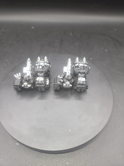 Warhammer 40K Space Marines - Attack Bike x2 oop metal painted2