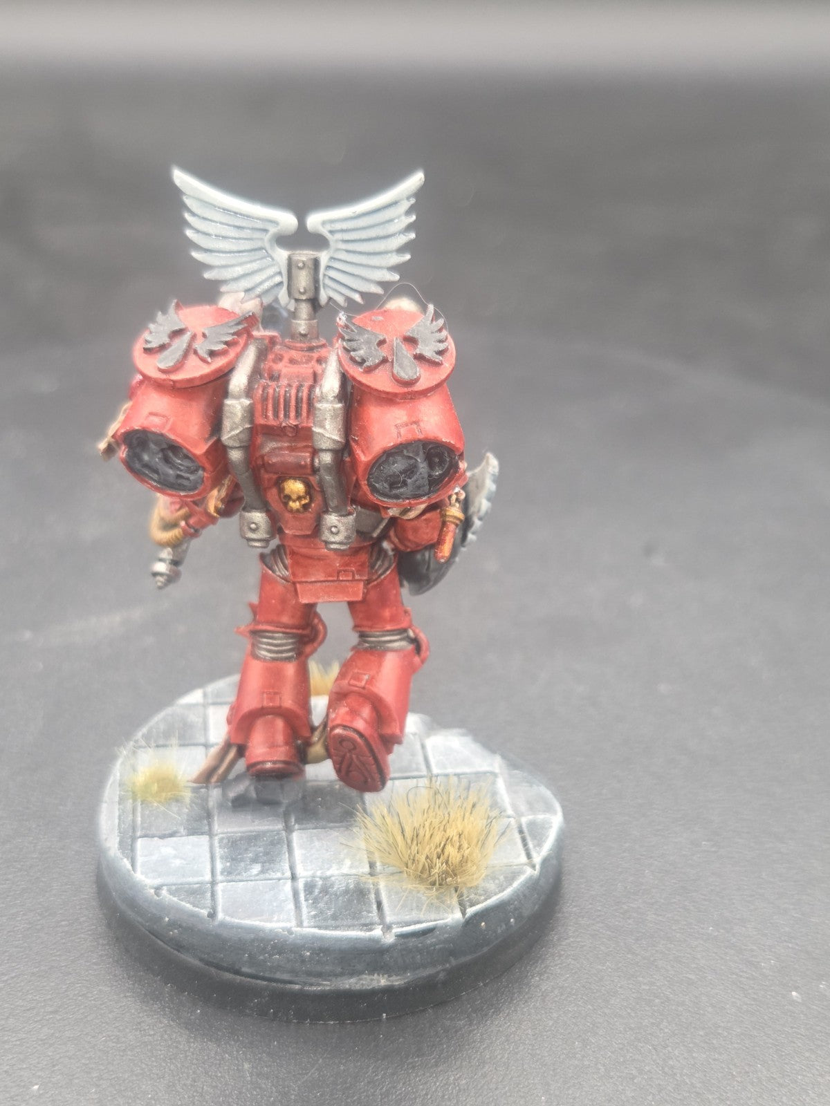 Warhammer 40k Blood Angels Space Marine Snash Captain kitbash2