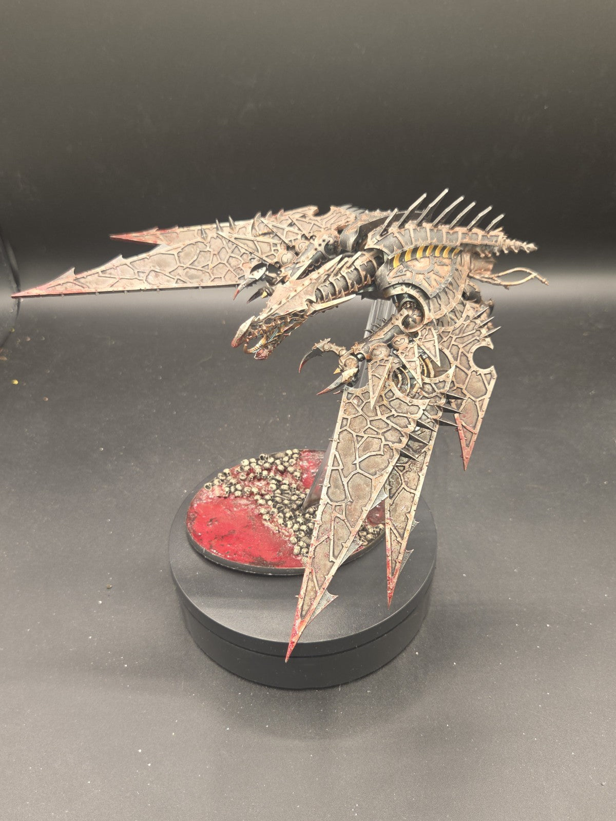 Warhammer 40k Chaos Space Marines - Heldrake Iron Warriors painted & based well0
