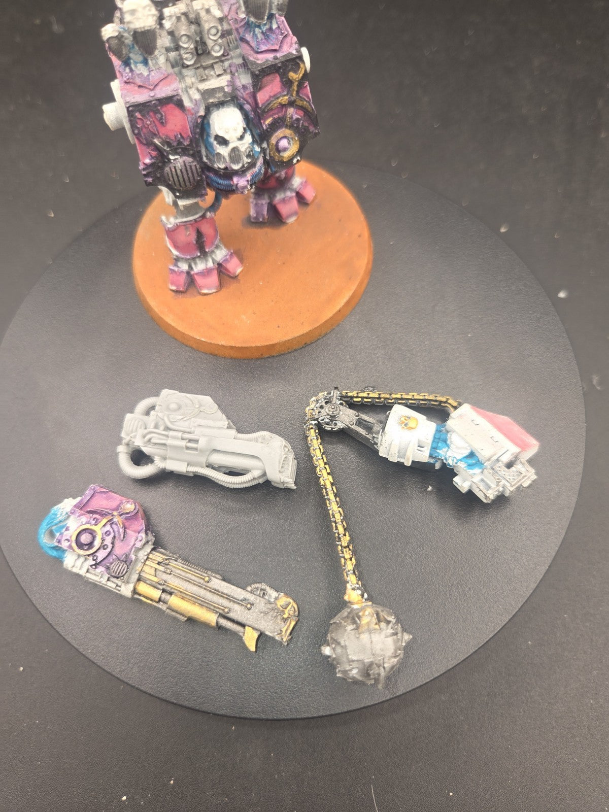 Warhammer 40k Forgeworld Emperor's Children Sonic Dreadnought Painted RARE OOP0