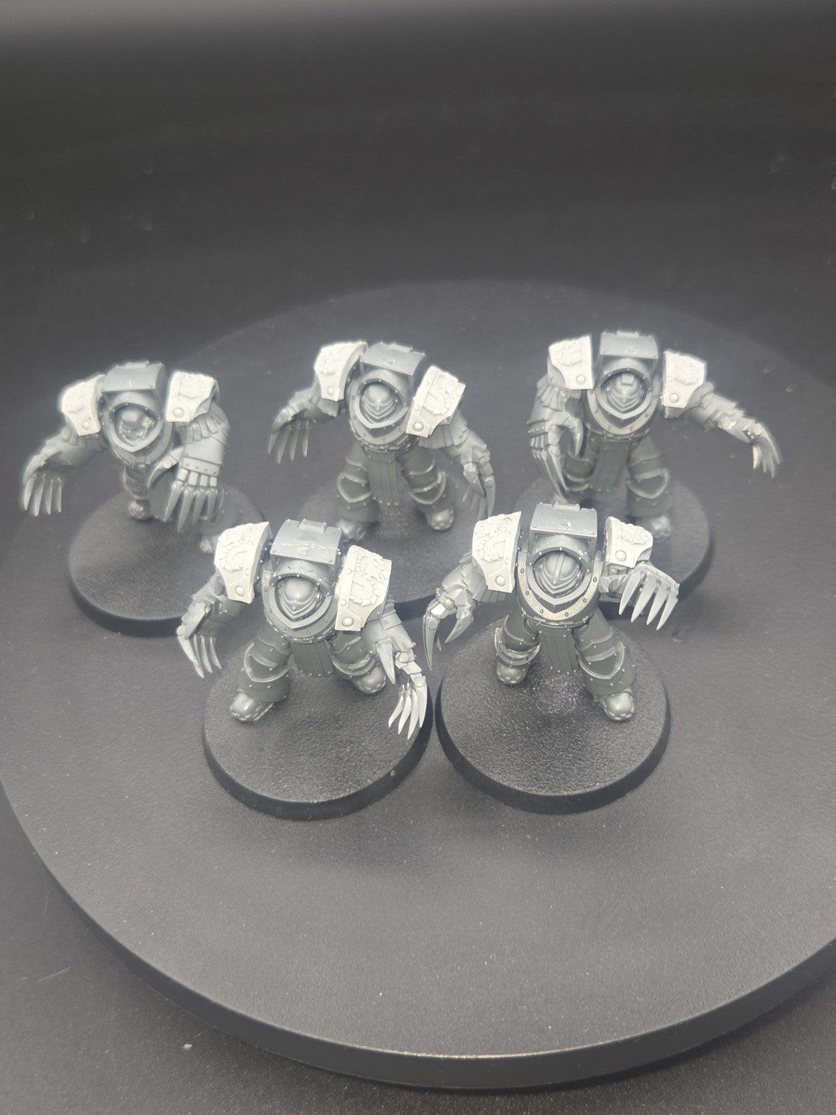 Cataphractii Terminators x5 with Forgeworld Alpha legion Shoulders0