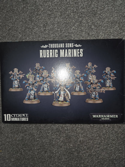 Thousand Sons Rubric Marines Chaos Warhammer 40K NiB0