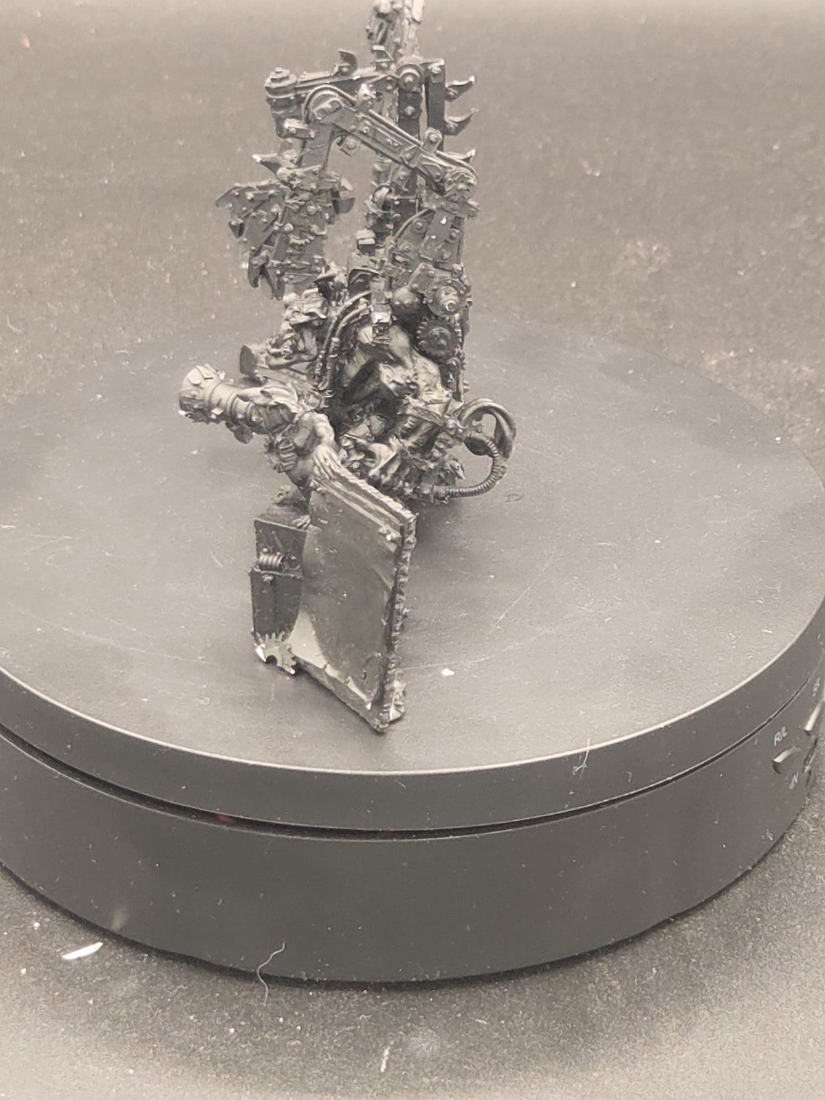 Ork Mek Boss Buzzgob Forge World Warhammer 40k Oop Primed Complete1