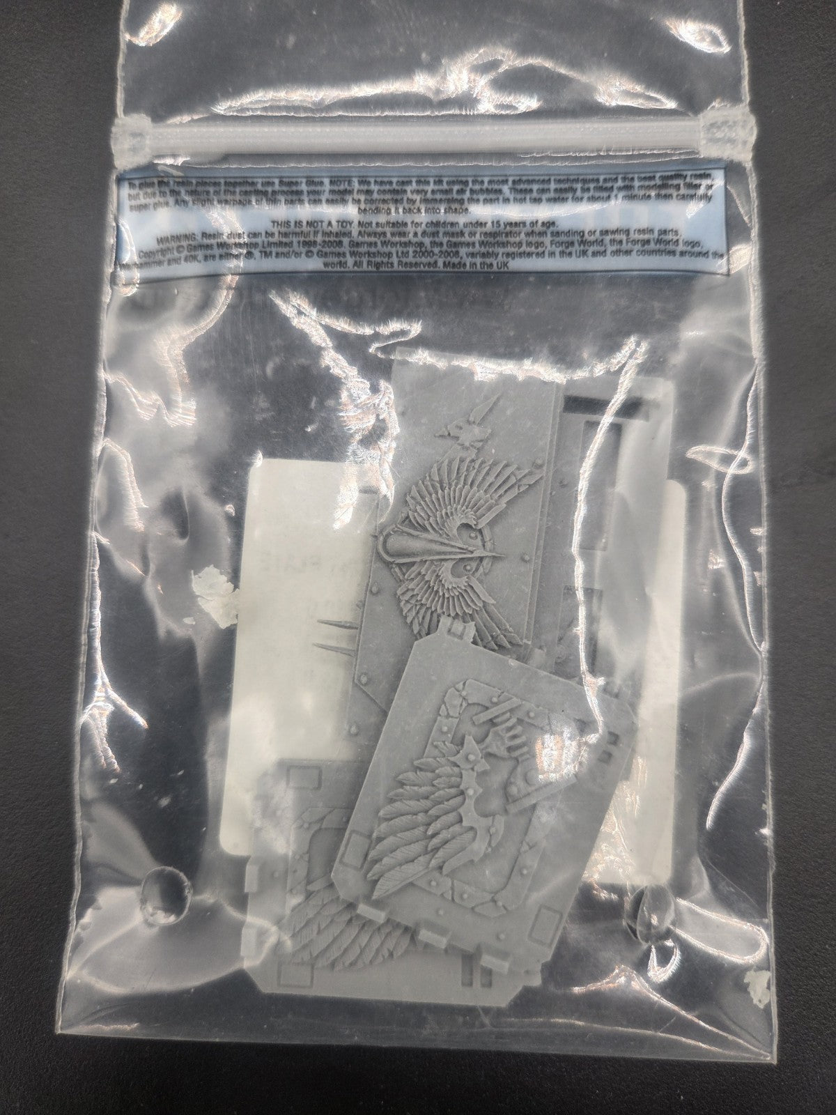  Rhino Doors + Hood Warhammer 40k Blood Angels Forgeworld OOP blood drop variant1