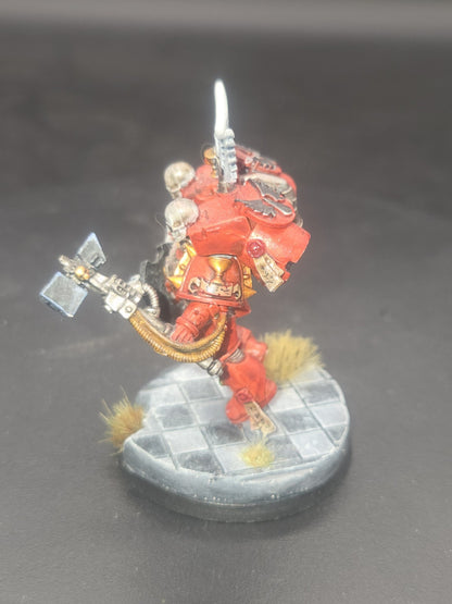Warhammer 40k Blood Angels Space Marine Snash Captain kitbash1