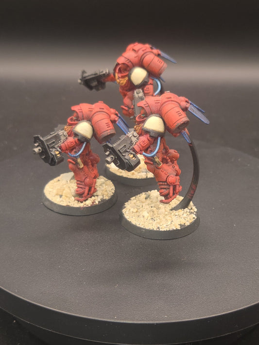 warhammer 40k space marines blood angels Inceptors x3 Tabletop ready painted1