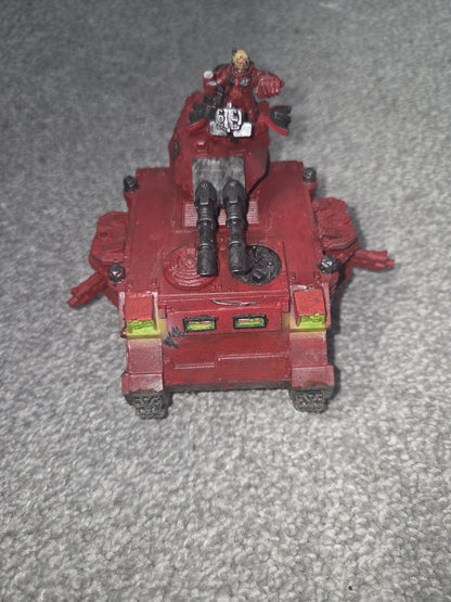 Blood Angels Predator - Blood Angels - Space Marines - Warhammer 40k Painted 2