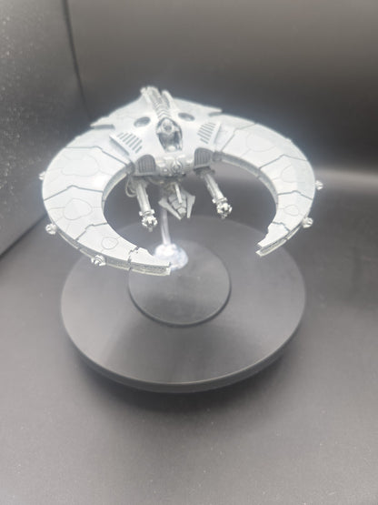 Warhammer 40k - Necron Night Scythe well built ready for paint0