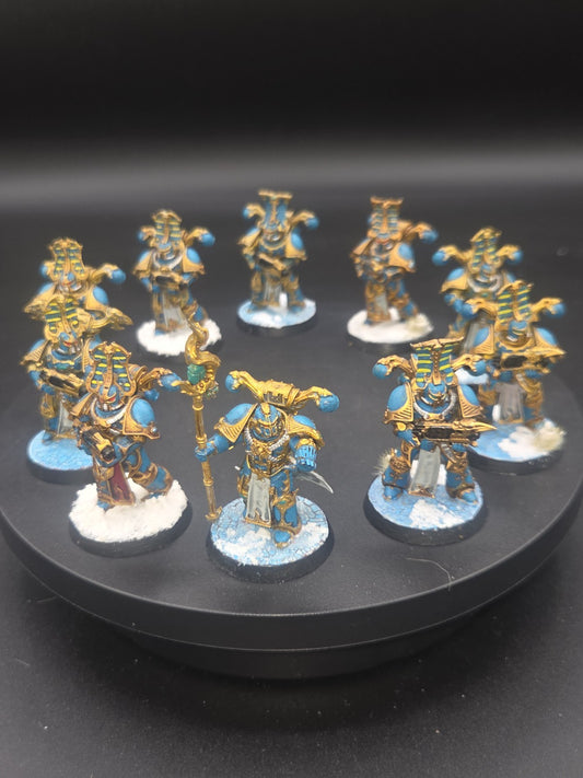 Thousand Sons  10x Rubric Marines - Well Painted & based 1