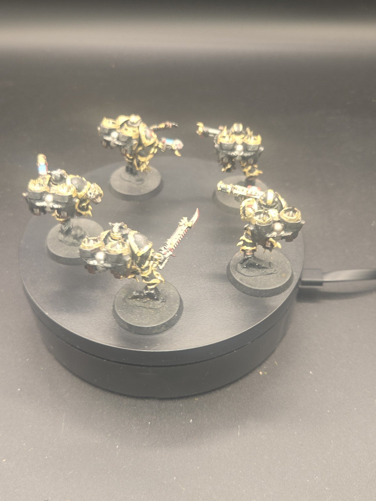 Black LegionWarhammer 40K Tabletop Ready Chaos Space Marines Raptors painted2