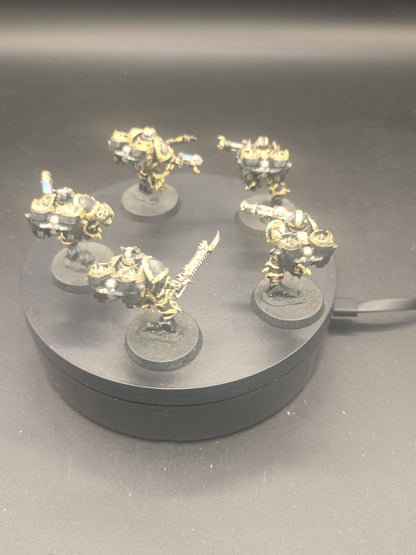 Black LegionWarhammer 40K Tabletop Ready Chaos Space Marines Raptors painted2