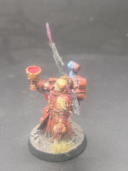 Tabletop Ready Warhammer 40k Blood Angels Sanguinary Priest. Kitbash wings1