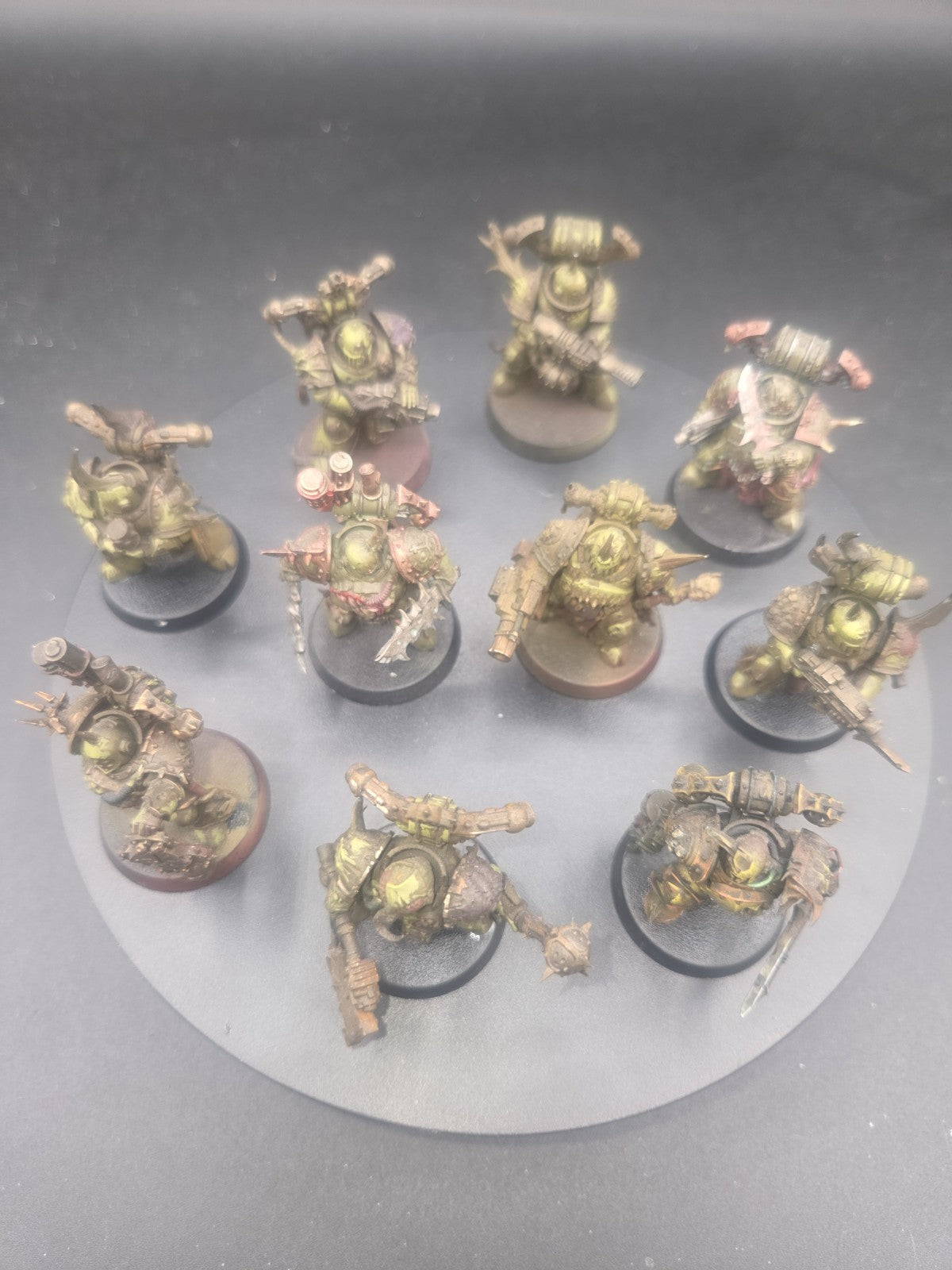 Deathguard Plague Marines x10 - Well Painted #6850 Tabletop Ready 2