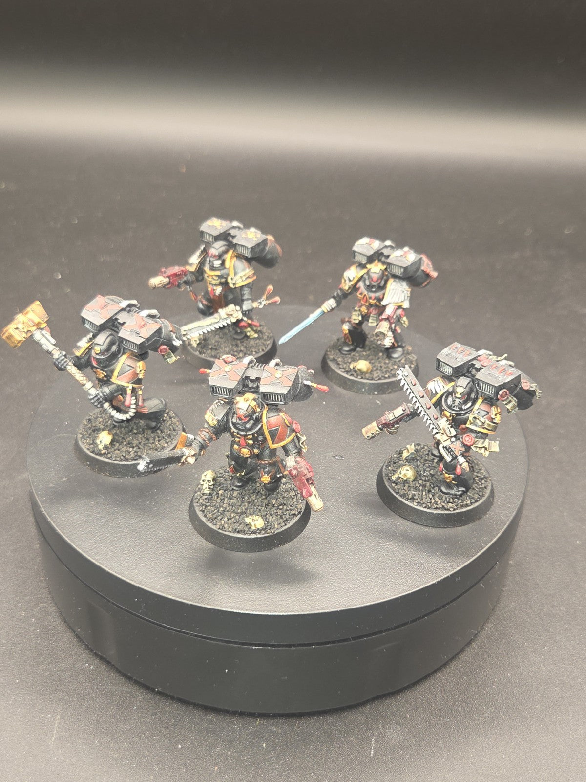 BLOOD ANGELS 5 Death Company With Jump Pack  Well PAINTED Warhammer 40K0