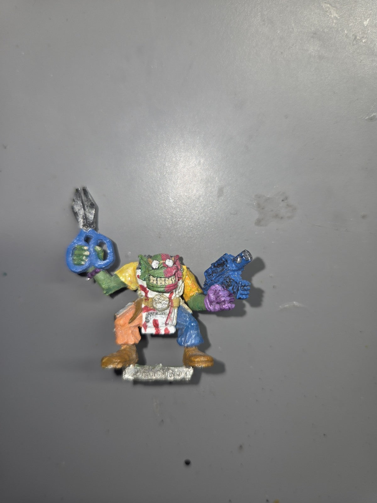 ORKS Ork Painboy METAL Warhammer 40K GW89 painted 0