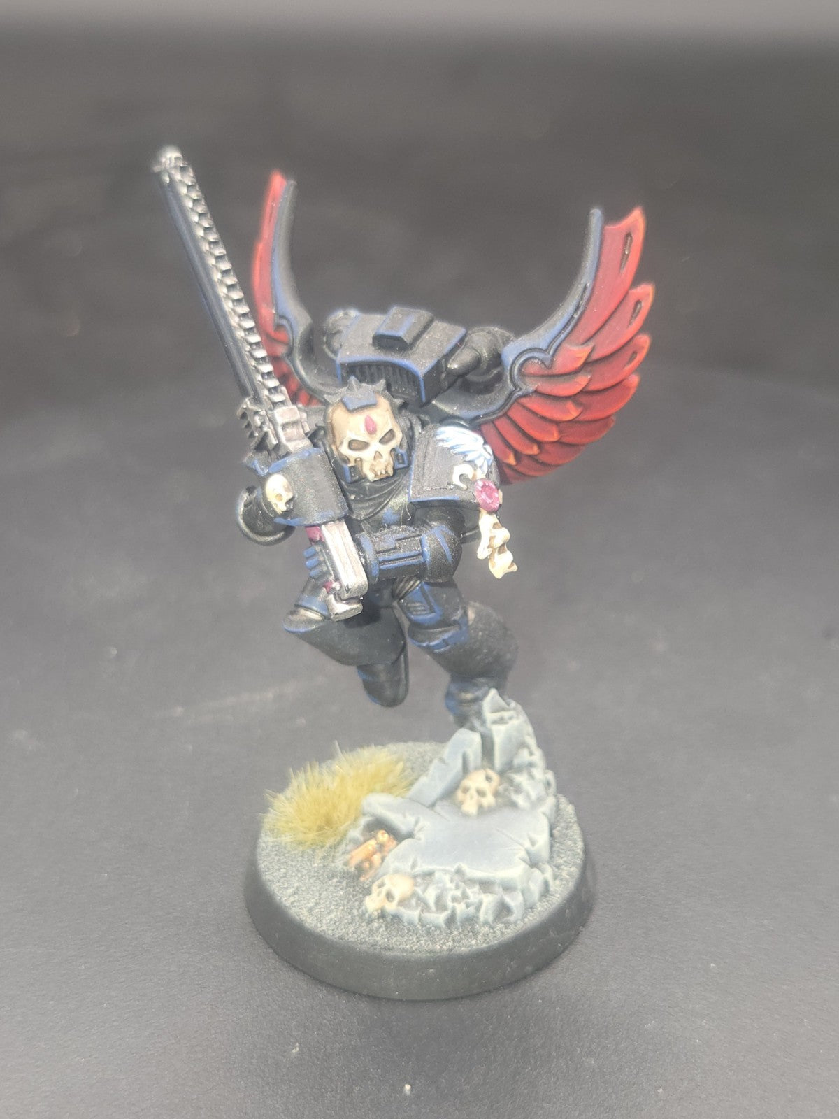Warhammer 40k Blood Angels Chaplain With Jump Pack Tabletop Ready 0