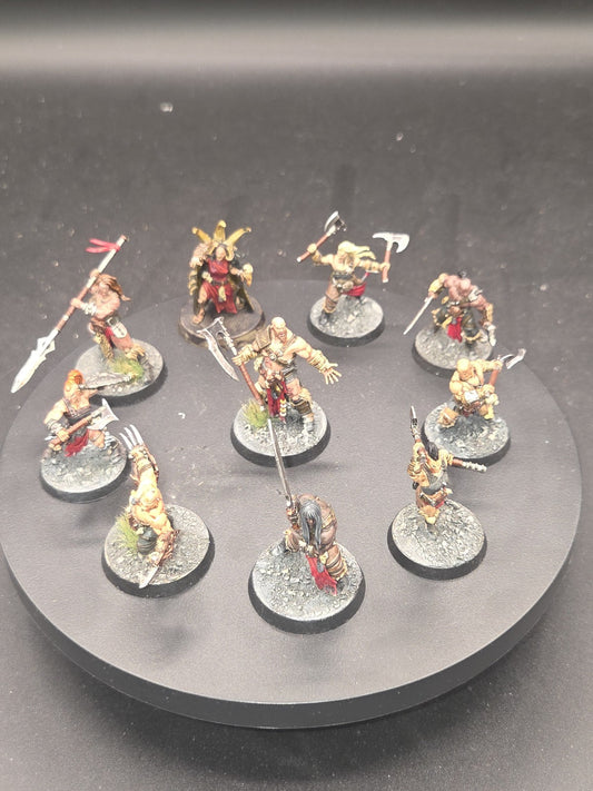 10x Darkoath Savagers Well painted - Slaves to Darkness - Age of Sigmar1